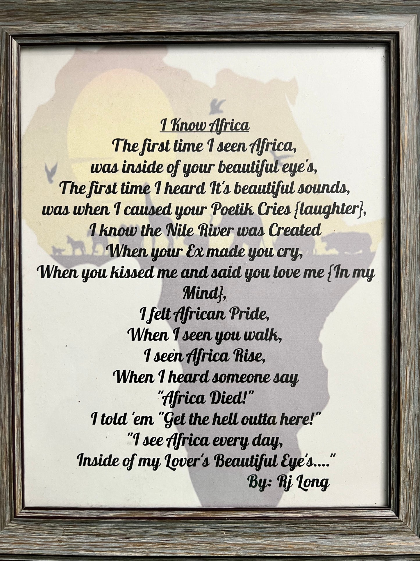 Breathing4aReason Gift #2 (1) Tee (1) Framed Poem (1) Card