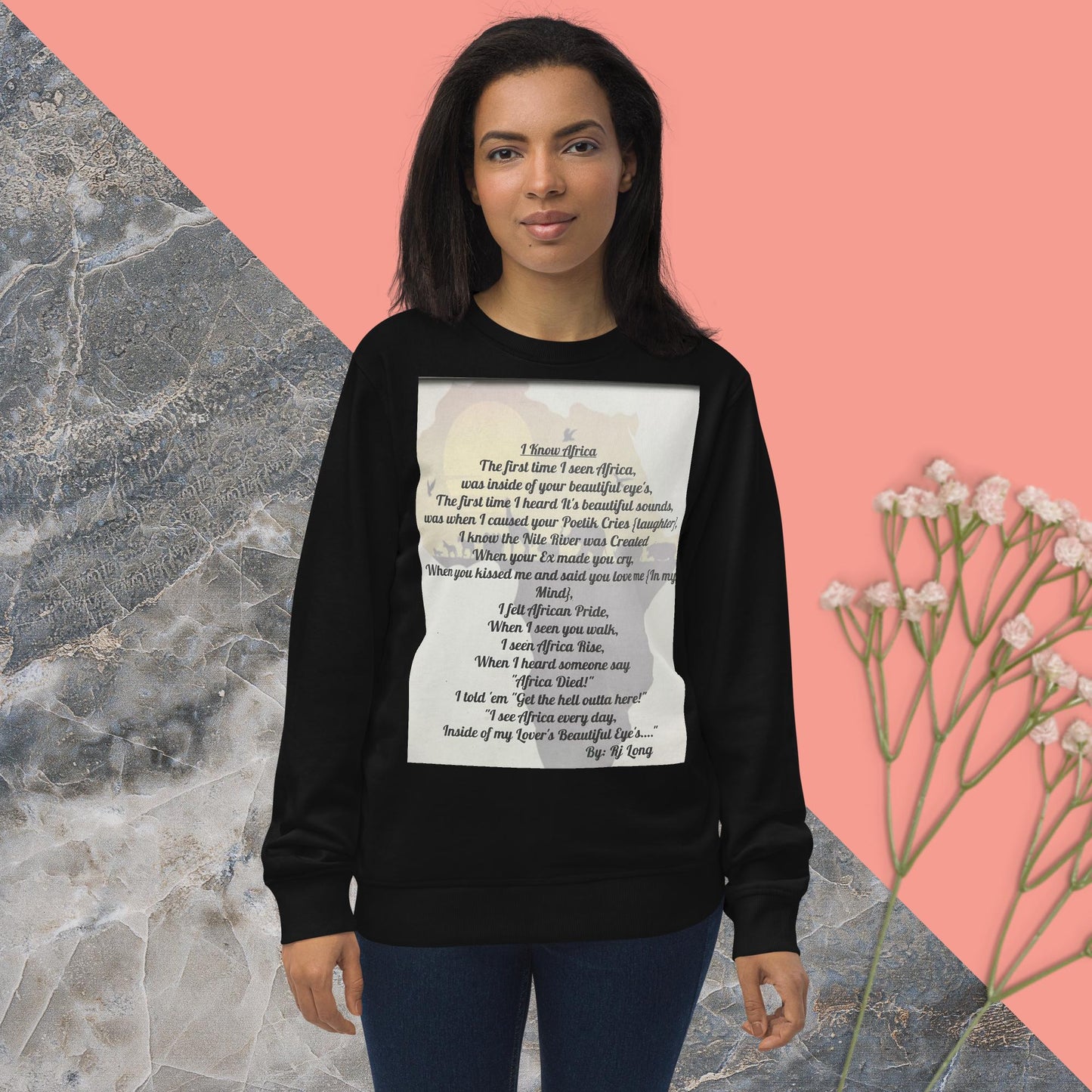 I Know Africa Unisex organic sweatshirt