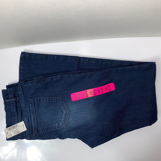 New Children's Place Girls Dark Blue Skinny Jeans Sz 16