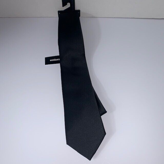 Express Ties for Men Black Skinny Tie