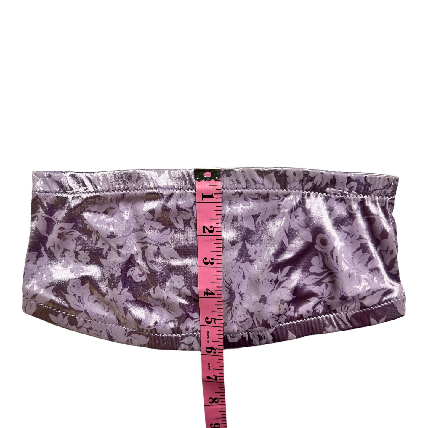 New Extreme Gear Lavender Strapless Bralette Swimwear Top, Size M