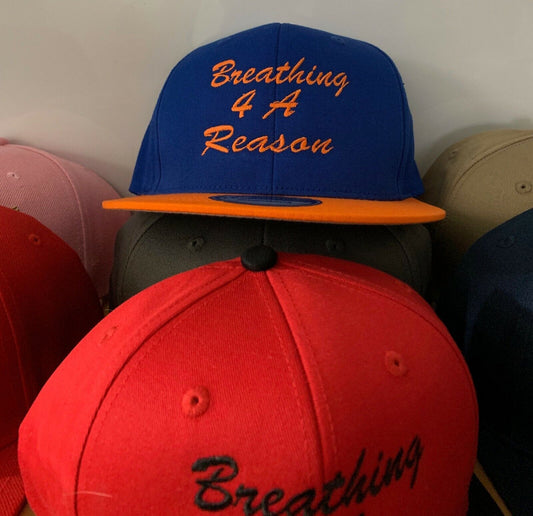 NEW Breathing4aReason Snap Back Hats