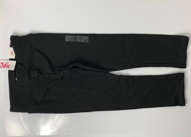 NEW Justice Leggings for Girls Black Sz 7