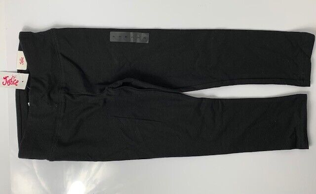 NEW Justice Leggings for Girls Black Sz 10