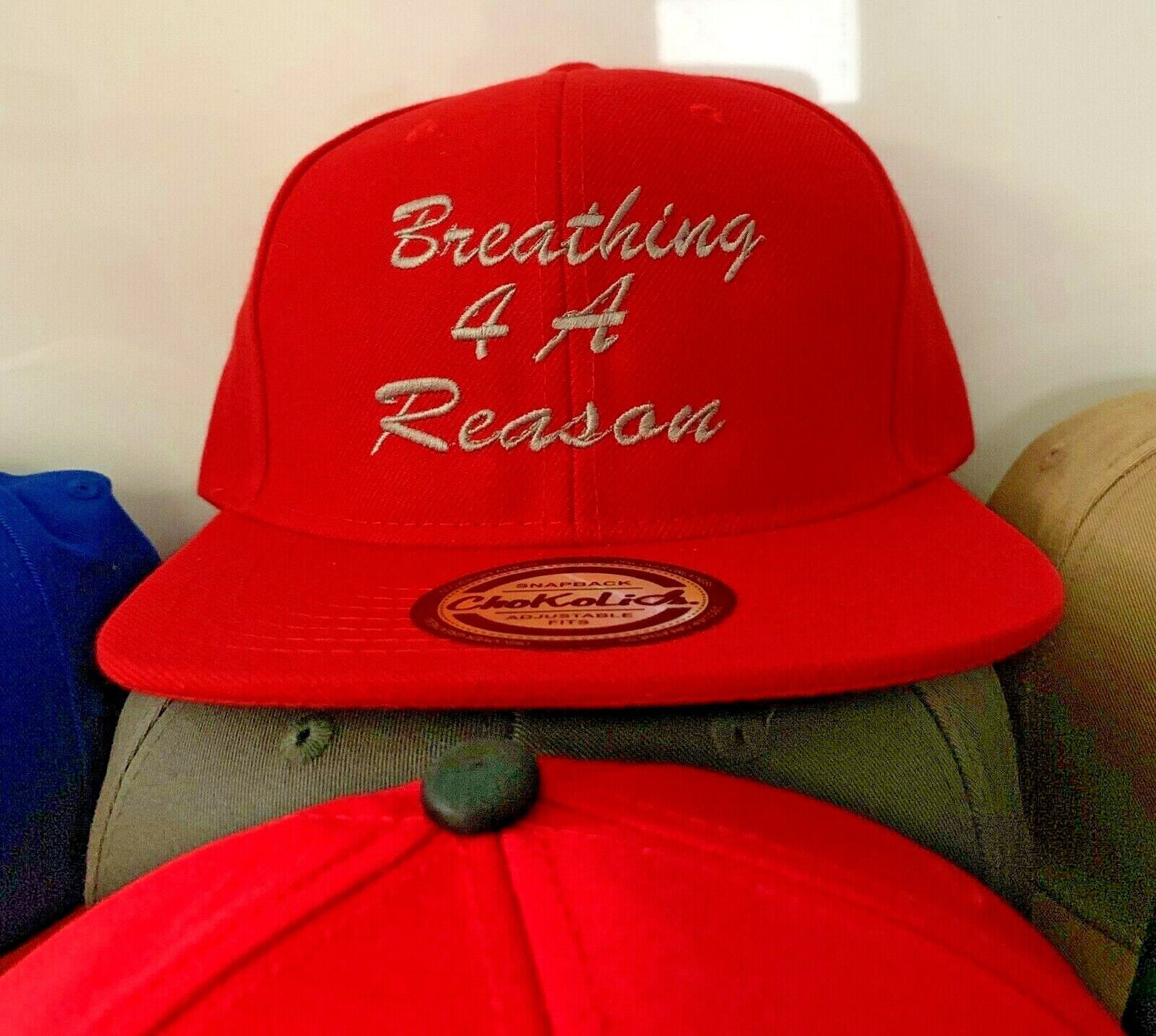 NEW Breathing4aReason Snap Back Hats