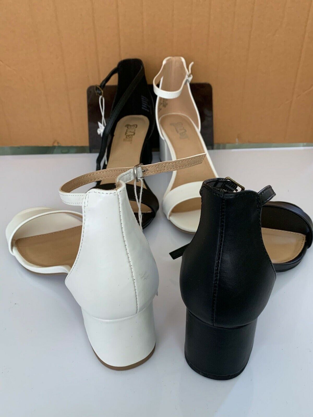 Brash Women's Black Heels Heeled Sandals Ankle Strap Size US 8 | eBay