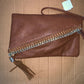 NEW Zipper Pocketbook, Handbag, Faux Leather