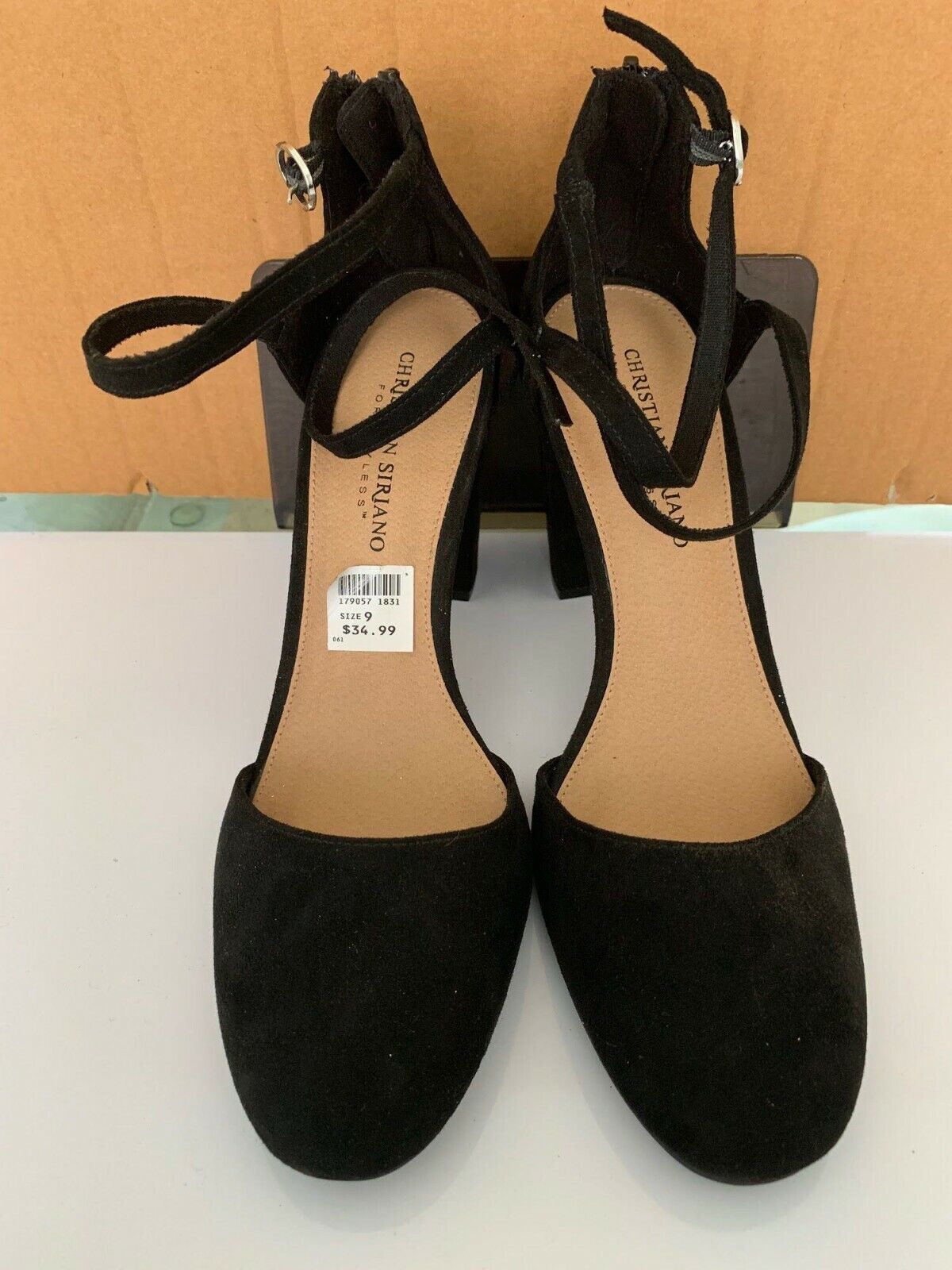 Christian siriano black on sale heels