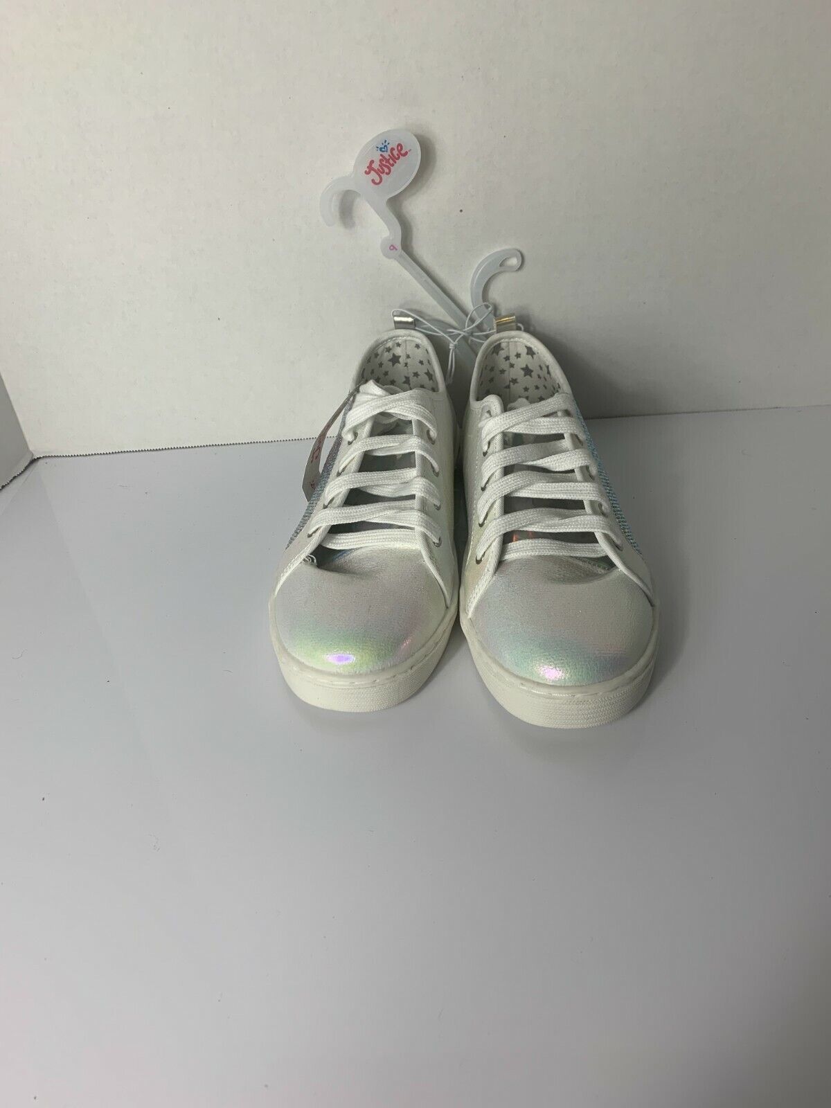 NEW Justice Sneakers, Silver Girls Sz 9
