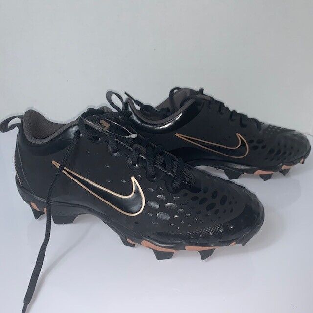 Nike black and 2024 rose gold cleats