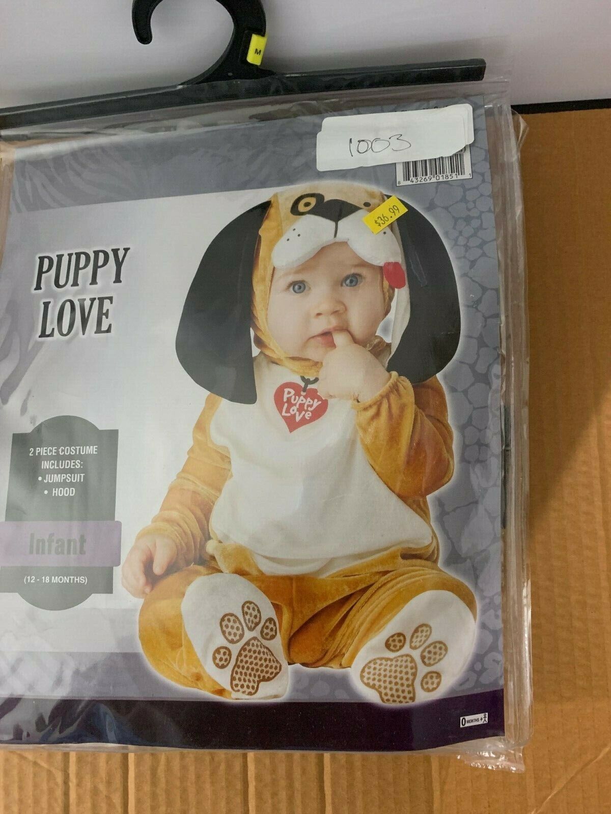 NEW Puppy Love Costume, 6-12 Months, 12-18 Months