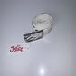 NEW Justice Multi-Holes White Belt for Girls sz XS