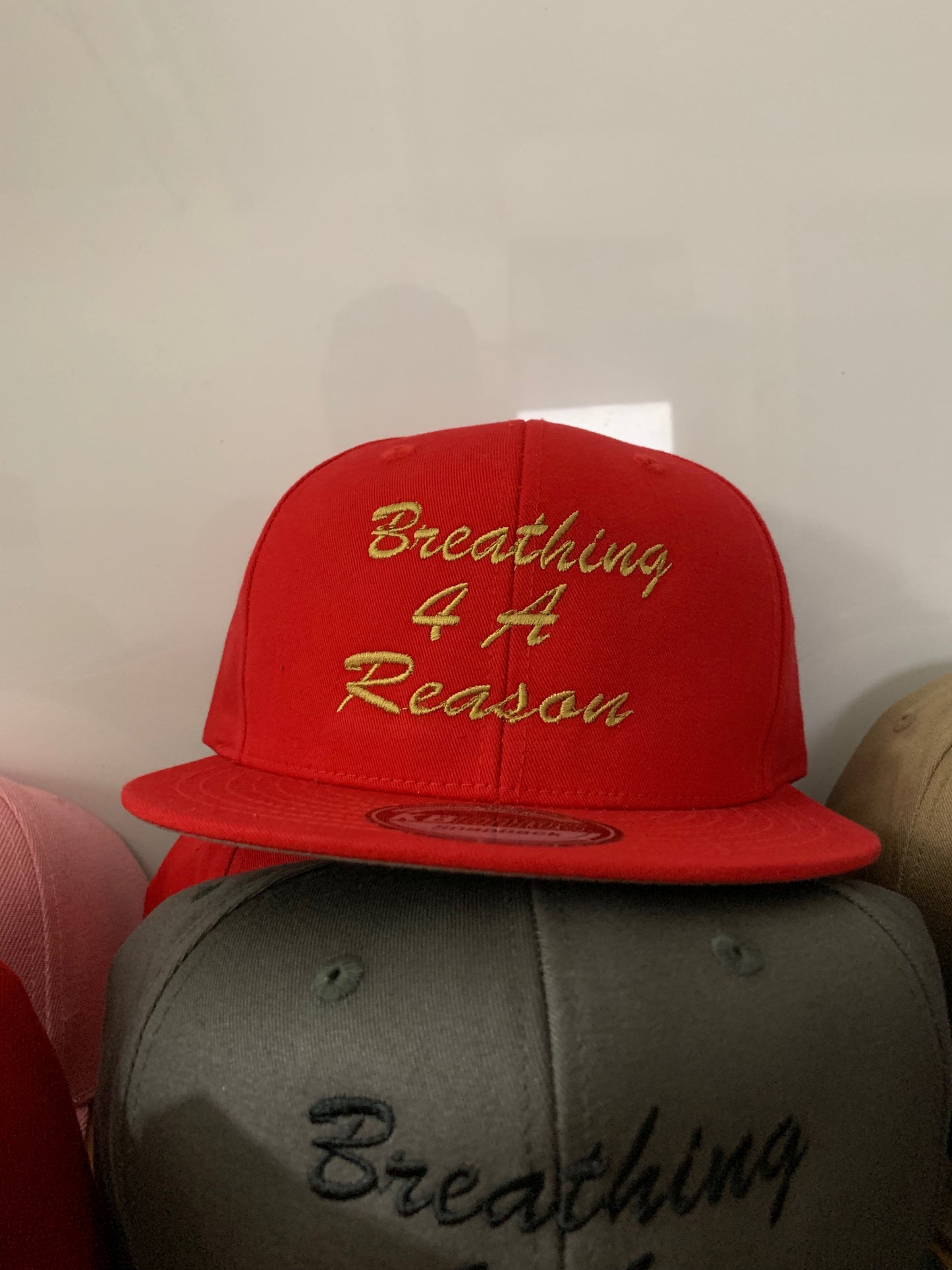 NEW Breathing4aReason Adjustable Embroidery Hat
