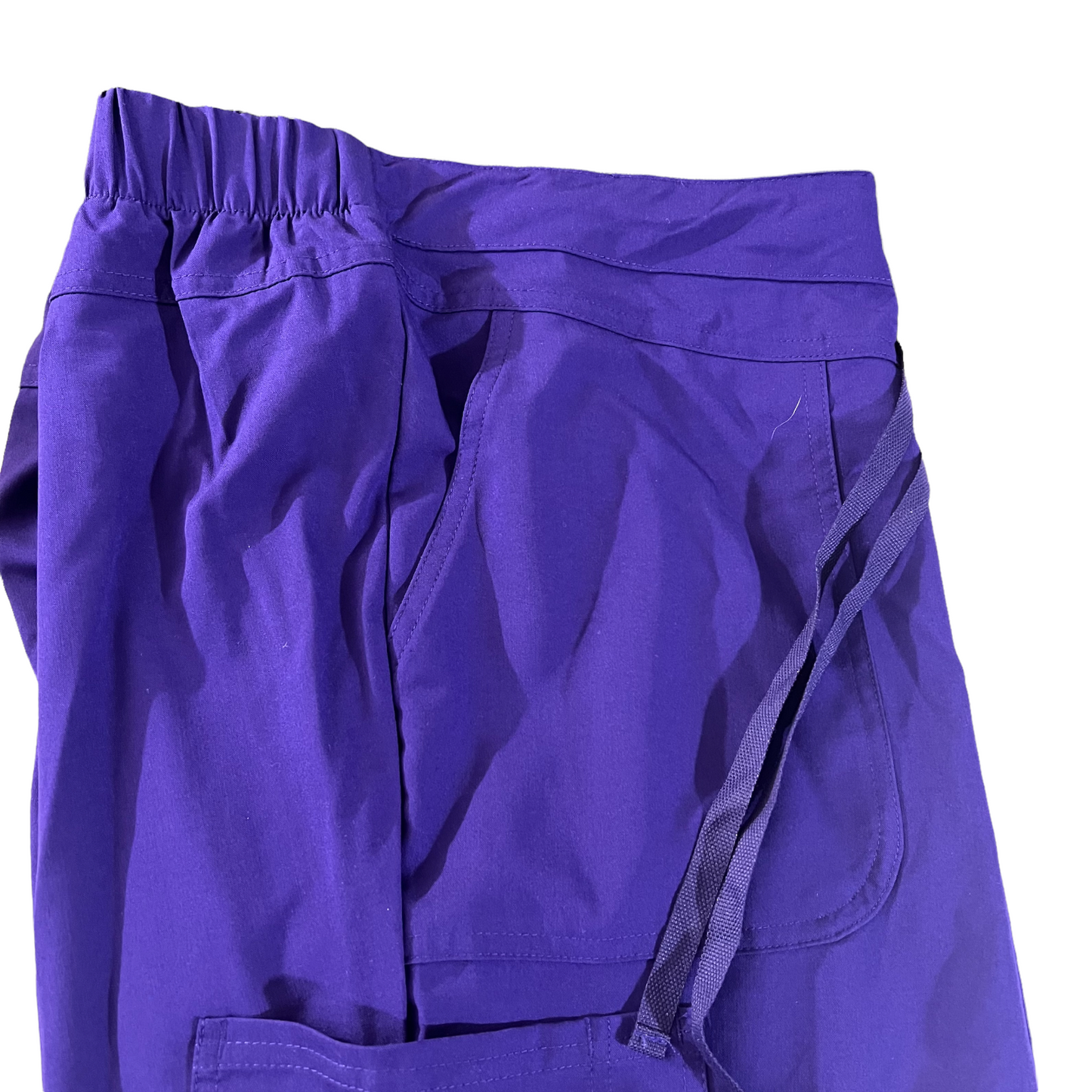 New Purple Grey's Anatomy Scrubs Drawstring closure Size 4XL