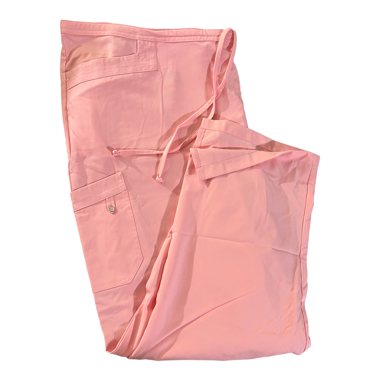 New Pink Grey's Anatomy Scrubs Drawstring Closure Size 5XL (Rose Blush)
