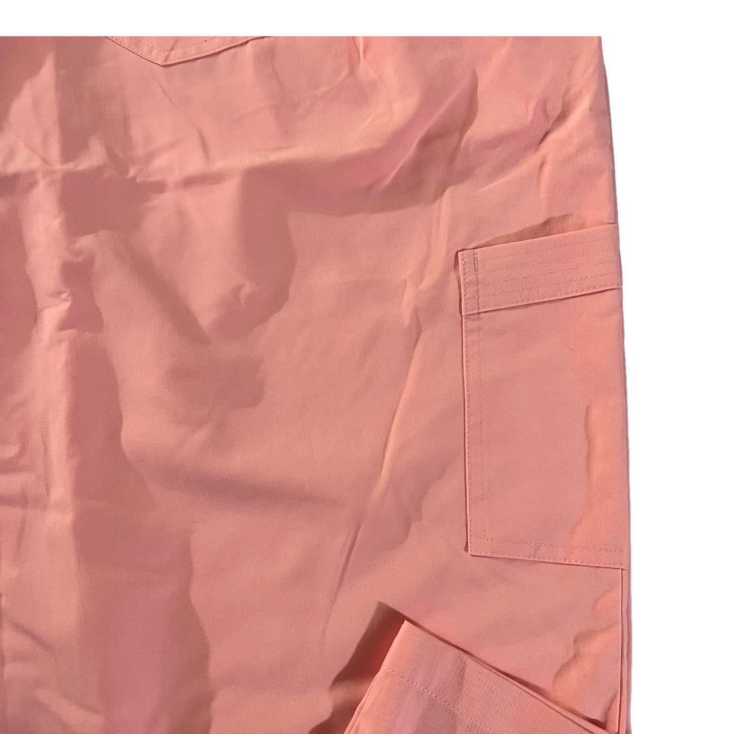 New Pink Grey's Anatomy Scrubs Drawstring Closure Size 5XL (Rose Blush)