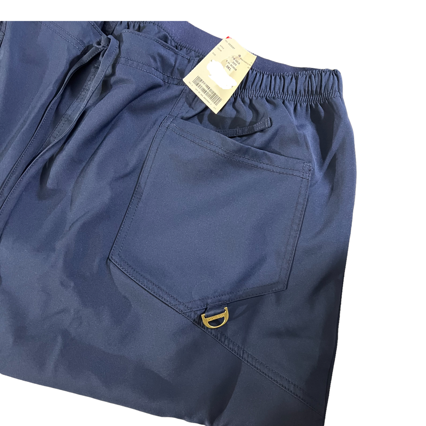 New Navy Careisma Scrubs Drawstring Closure Size 3XL (Sofia Vergara)
